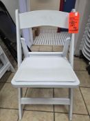 White Resin Folding Garden Chairs