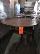 Round Wood Folding Tables