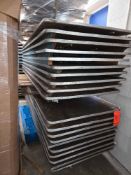 Wood Folding Tables with Metal Edges