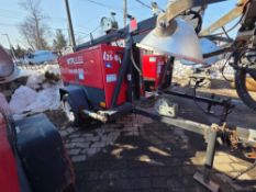 Chicago Pneumatic Trailored Light Tower