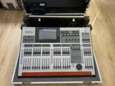 Behringer WING 48 channel mixer, 24 fader control and 10IN touchscreen
