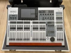 Behringer WING 48 channel mixer, 24 fader control and 10IN touchscreen