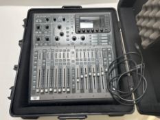 Behringer X32 Compact mixer, 40 input, 25 bus, 16 programmable Midas preams, 17 motorized faders, ch