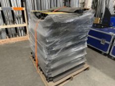 Wire Channel, Cable Guard, and Contents of Strapped Pallet