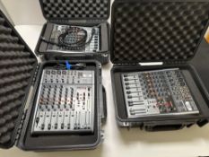 Behringer XENYX X1204 mixer, 12 Input 2/2 bus mixer, mic preamps, compressor, british EQs 24 bit mul