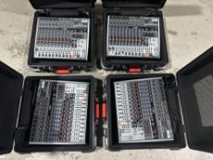 Behringer XENYX X1832 mixer, 12 Input 2/2 bus mixer, mic preamps, compressor, british EQs 24 bit mul