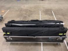DigiSign LED Video Boards with storage bag and rolling travel box