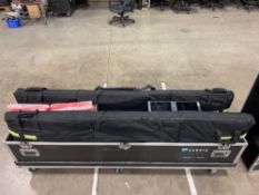 DigiSign LED Video Boards with storage bag and rolling travel box