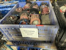 Stocked transport bin, filled with Mole Richardson lights