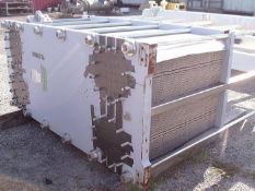Unused Schmidt API heat transfer approximately 4000 Sq. Ft. 316L stainless steel plate heat exchange