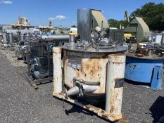 Ketema Tolhurst 48” X 24” Batch-O-Matic T-316L S/S perforated basket centrifuge