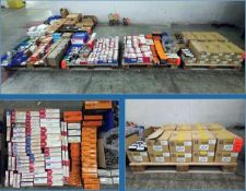 Large Lot - Six Pallets of Approx 3000 Timken, SMT, SKF, & Fag Assorted Bearings