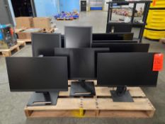 Computer monitors, keyboards, monitor stands