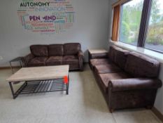 Assorted couches & tables