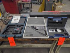 Asst. Measuring Devices-Bosch Laser, Shimpo, Dwyer Thermal-Anemometer