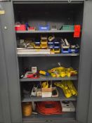 Asst. Straps, Extension Cord, Eye Bolts, Tape Measure and Dispenser, and Batteries