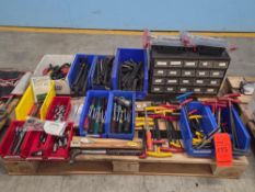 T-Handle Hex Keys, Hex Bit Sockets, L-Shaped Hex Keys, Hand Nut Drivers, Hammers, Puddy Knife, Etc.