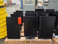 Assorted computer monitors