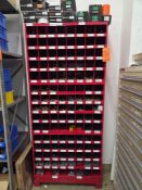 Grainger Steel Pigeon Hole Style Bolt Bin with Contents