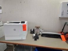 Assorted HP printer & Fellows laminator