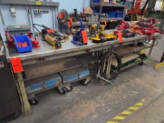 Work Bench with Metal Top