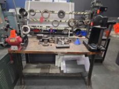 Sunex 6 inch bench grinder with lamp