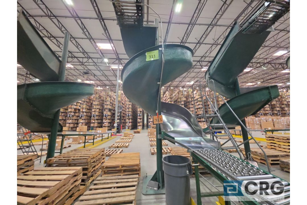 Heavy Duty Industrial Multi-Level Spiral Gravity Chute - Image 1 of 4