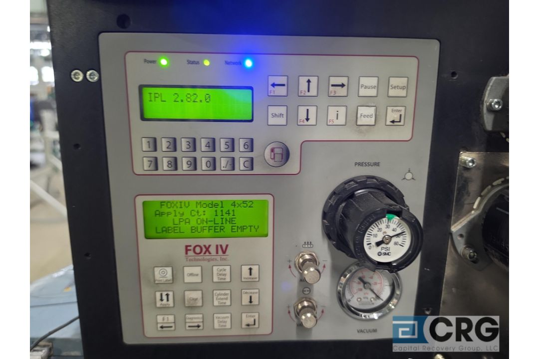 FOX IV 4452-S Label Printer and Applicator - Image 4 of 5
