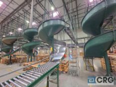 Heavy Duty Industrial Multi-Level Spiral Gravity Chute