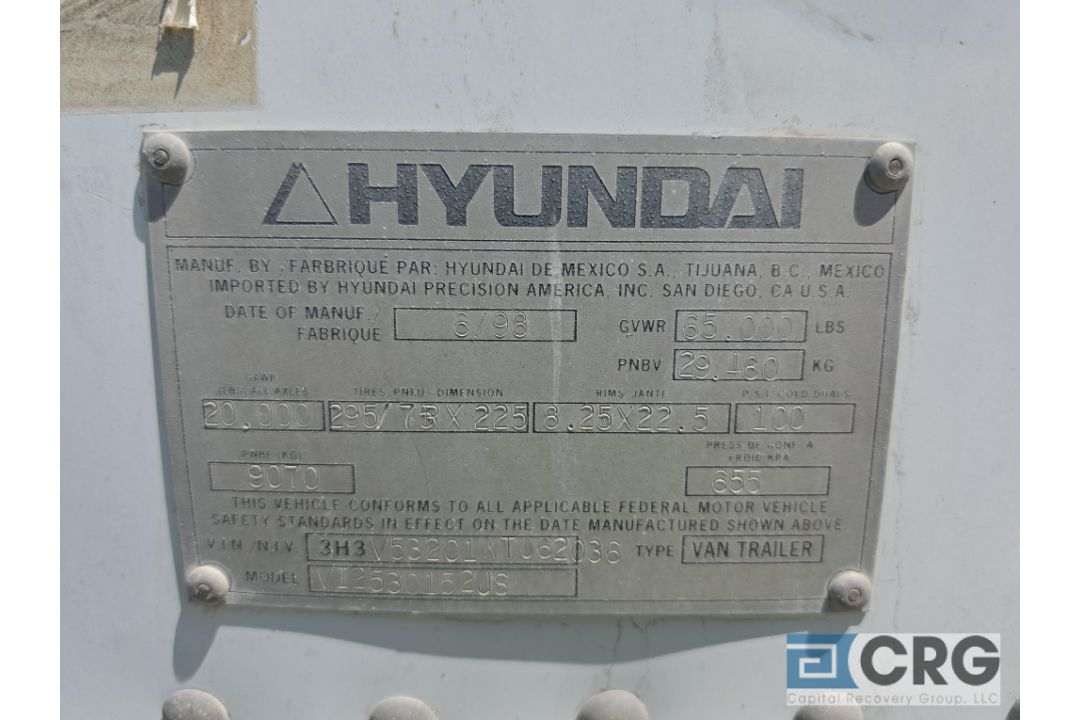 53 ft. Hyundai Semi Trailer - Image 6 of 6