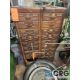 10-drawer Library Bureau Sole Makers antique wood cabinets - Image 1 of 3