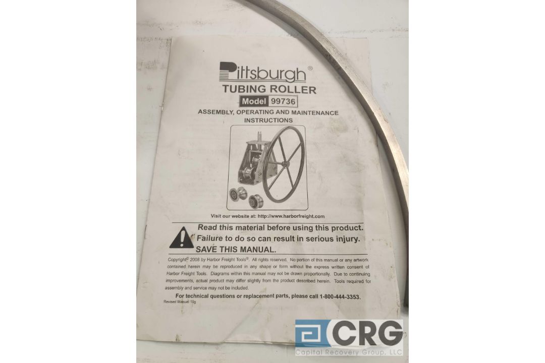 Pittsburgh 99736 manual tube roller - Image 5 of 6