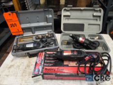 Assorted handheld electric rotary tools