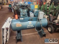 Kellogg American, 10 hp, twin cylinder horizontal air compressor