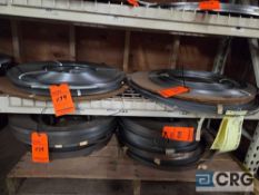Assorted rolls of flat steel
