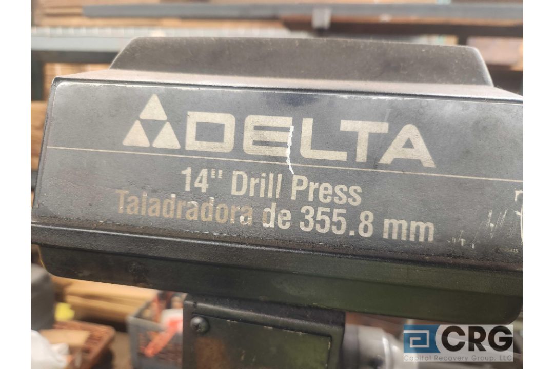 Delta 14 inch floor type pedestal drill press - Image 2 of 3