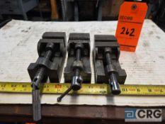 Assorted steel machinist vises