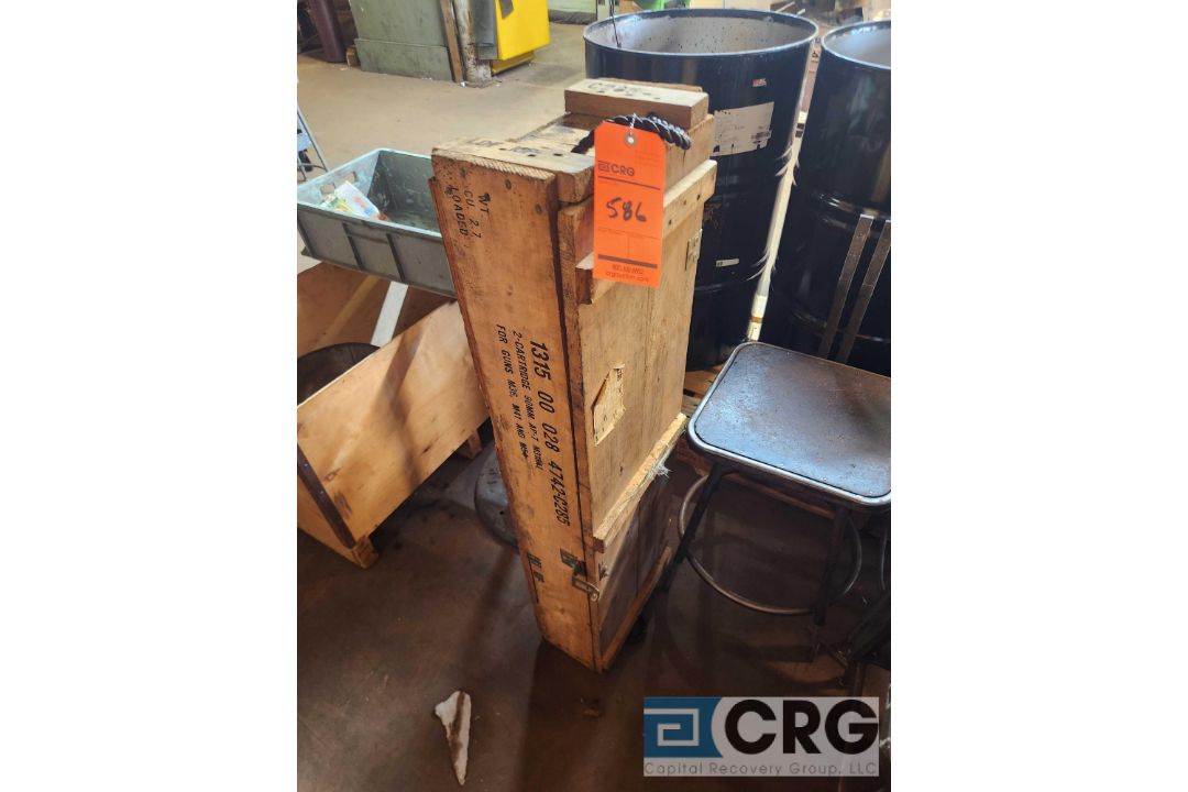Wood ammo boxes, empty