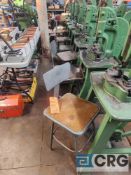 Assorted metal shop chairs