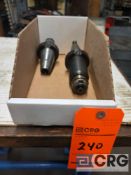 Assorted tapping CAT 40 tool holders