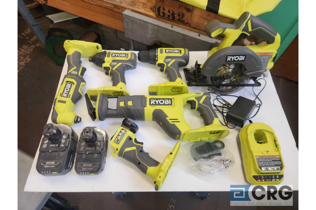Ryobi 18 Volt Cordless Tool Set - Image 1 of 2