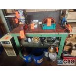 Wood workbench