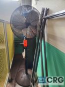 24 inch diameter pedestal shop fan
