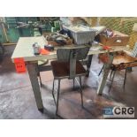 4 ft. steel leg work table