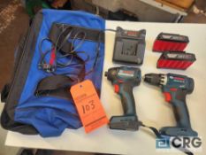 Bosch 18 Volt Brushless Cordless Drill Set