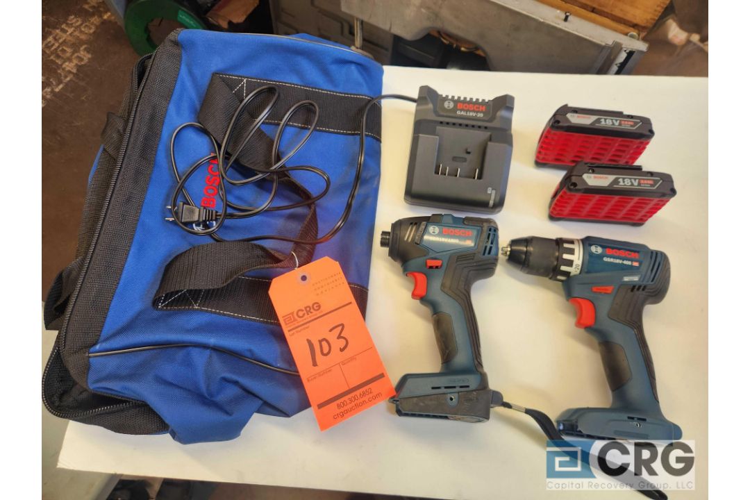 Bosch 18 Volt Brushless Cordless Drill Set - Image 1 of 2