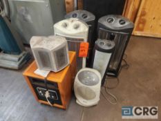 Asstorted space heaters