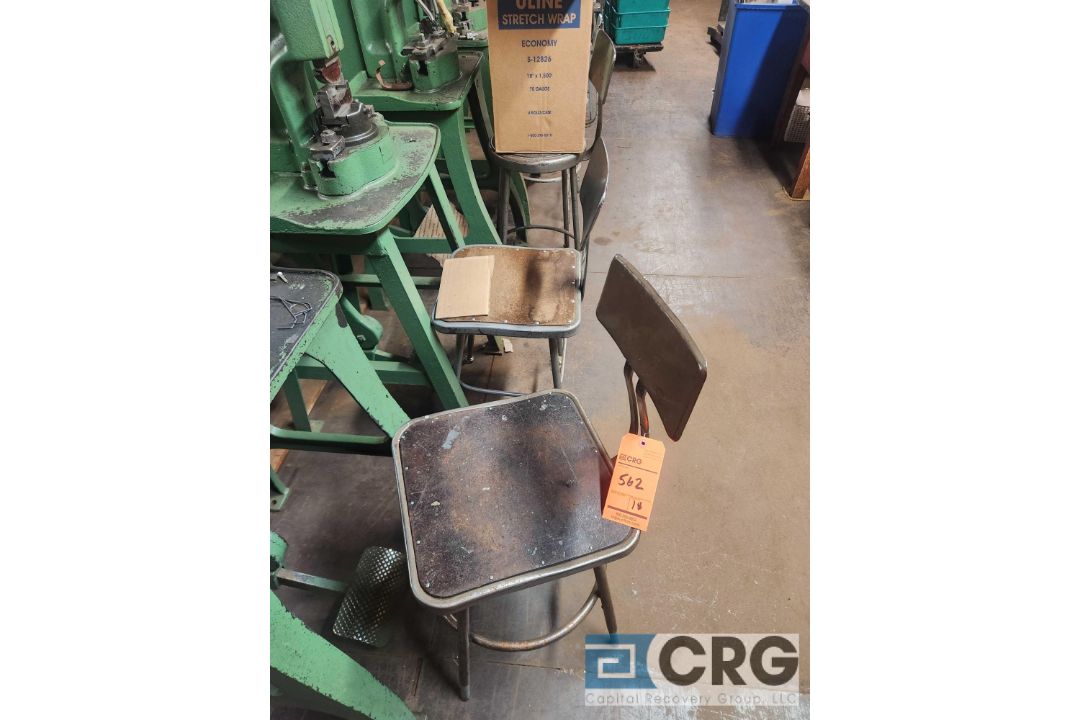 Assorted metal shop chairs - Image 3 of 3