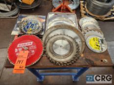asst mitre and table saw blades