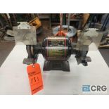 Electric D.E. bench grinder